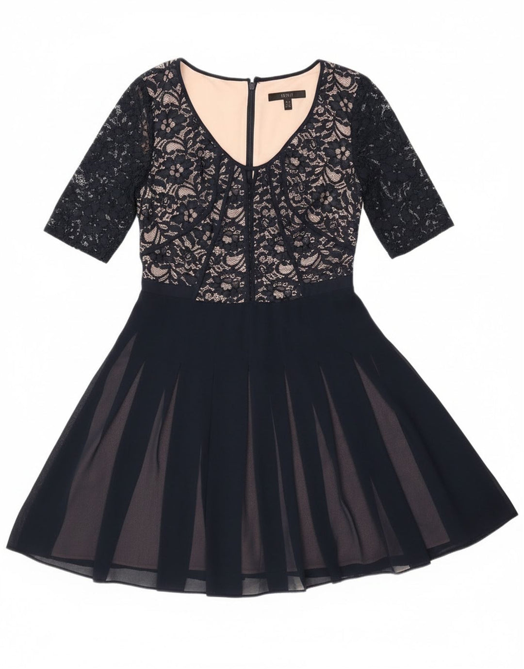 Koronkowa sukienka damska Coast UK 8, mała, granatowa, poliamid