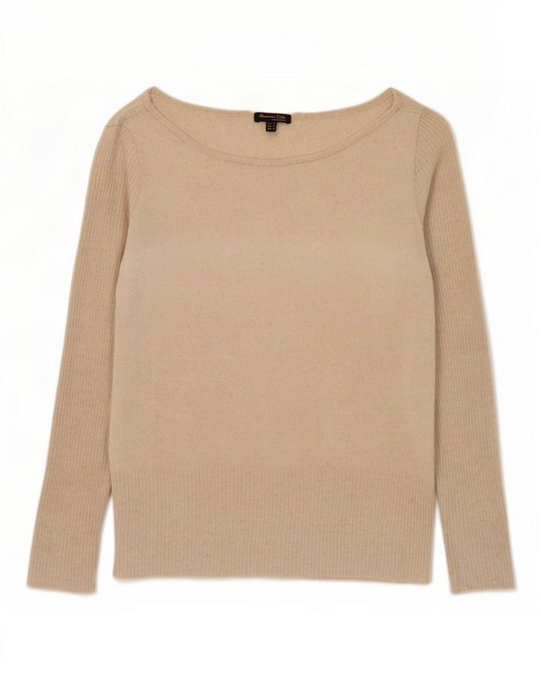 Bluzka damska Massimo Dutti Top UK 10 Small Beige