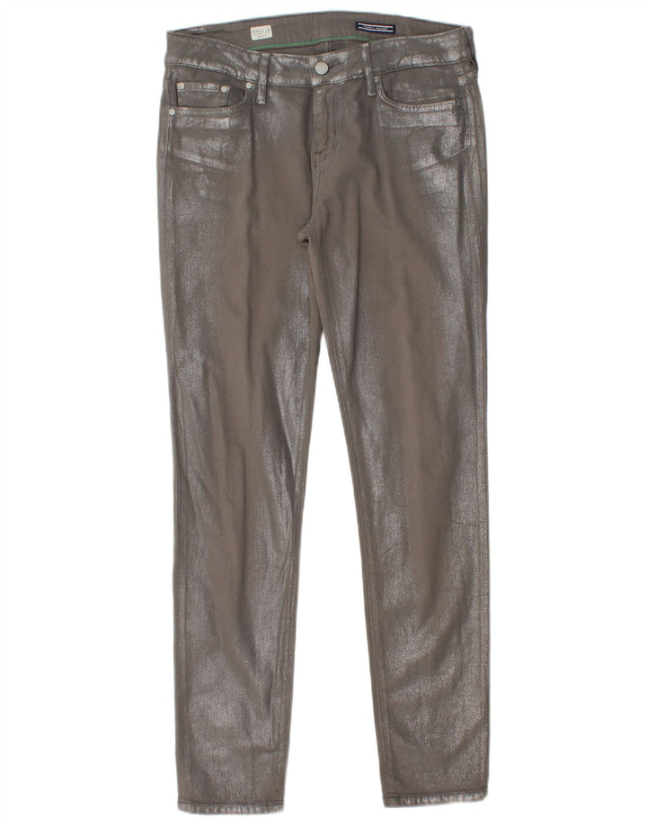 TOMMY HILFIGER Damskie jeansy obcisłe Venice LW W30 L30 Szara bawełna