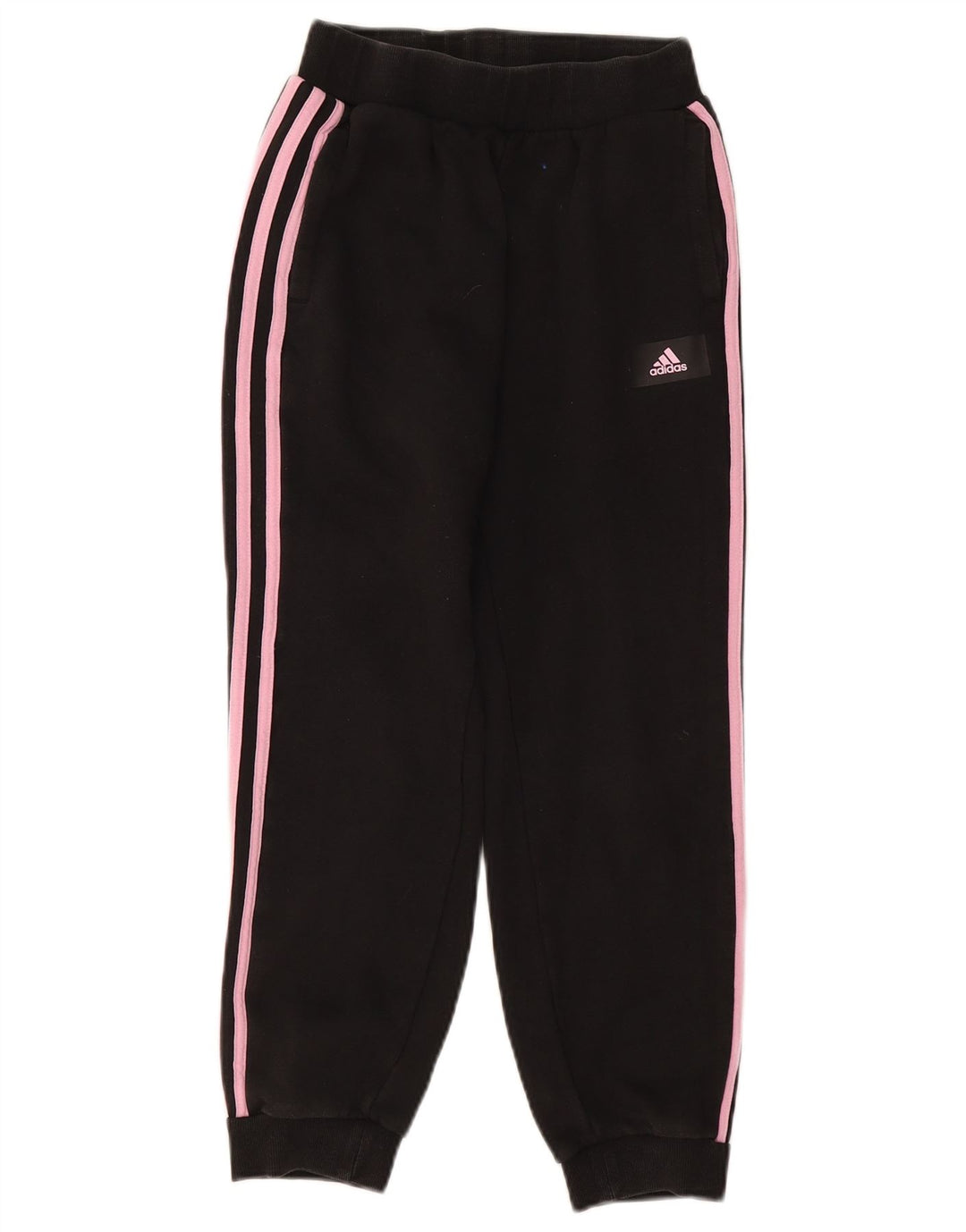 Dziewczęce spodnie dresowe ADIDAS Joggers 11-12 lat, czarna bawełna