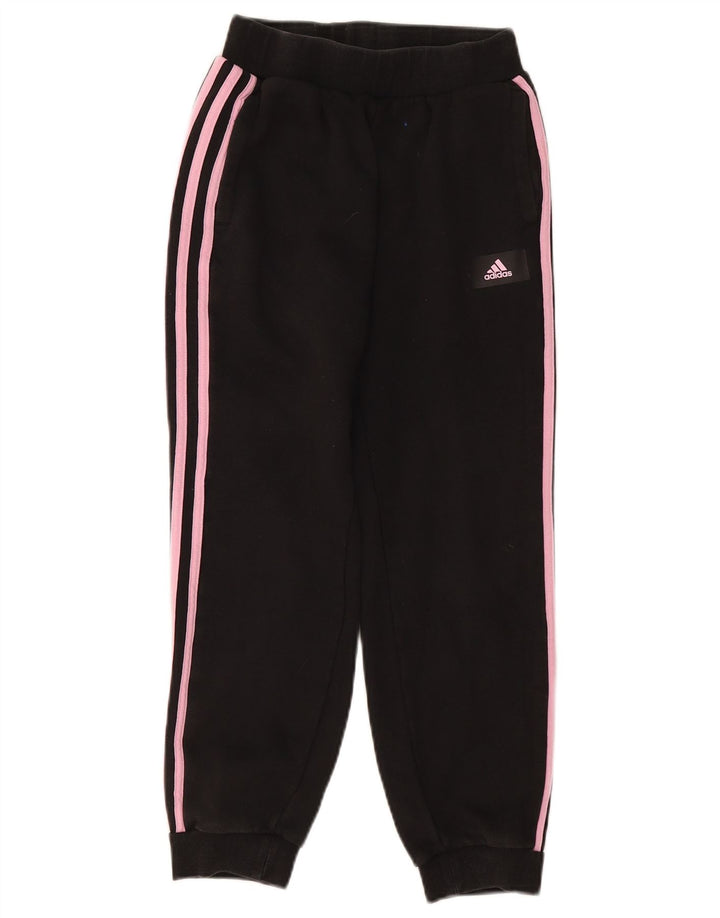 Dziewczęce spodnie dresowe ADIDAS Joggers 11-12 lat, czarna bawełna