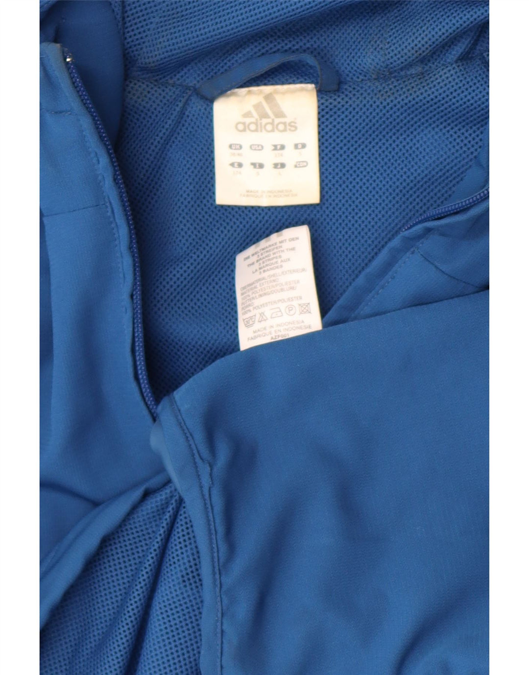 Męska kurtka dresowa Adidas Graphic UK 38/40 w kolorze średniego niebieskiego