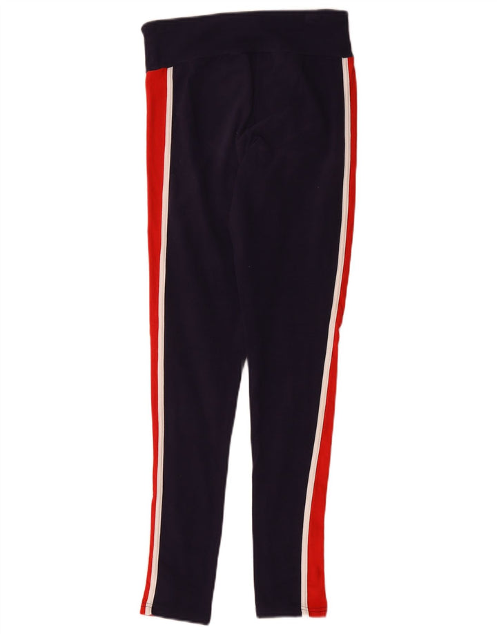 Legginsy damskie Fila UK 10, małe, granatowe, z blokami kolorów