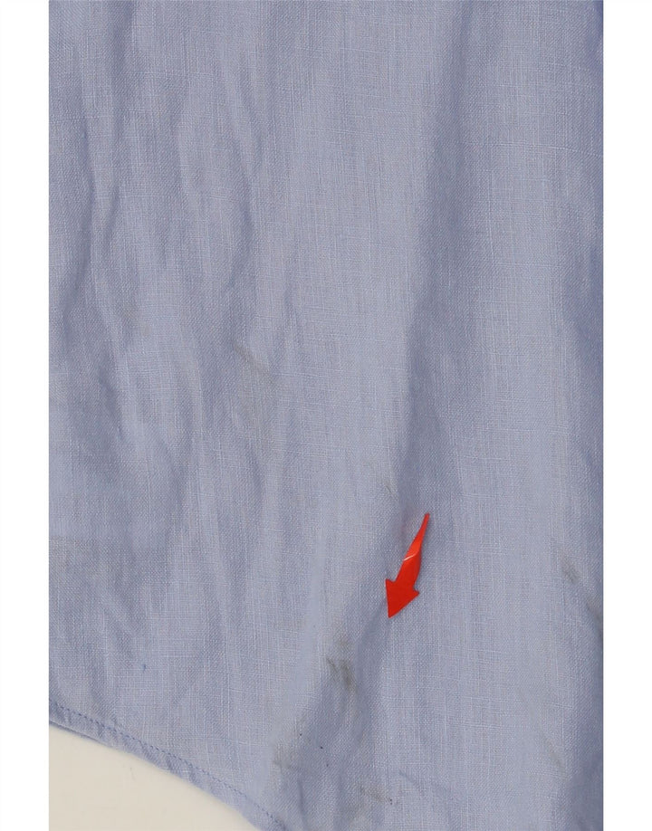 Koszula męska RALPH LAUREN 2XL Niebieska lniana