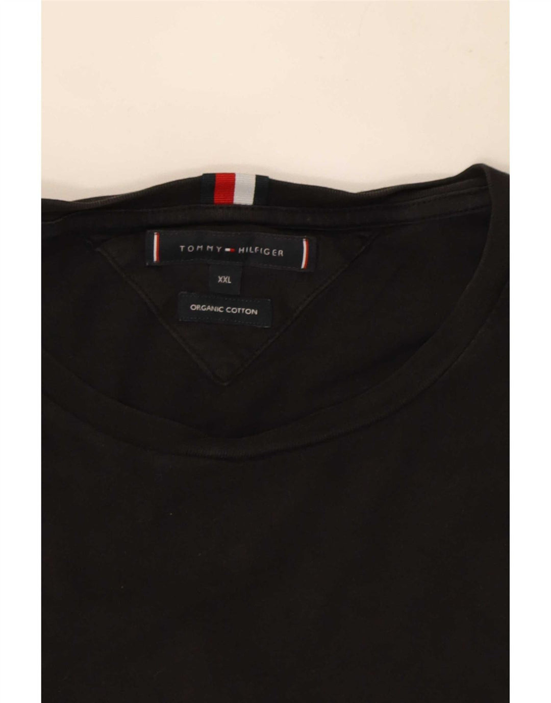 Męski T-shirt z grafiką Tommy Hilfiger Top 2XL w kolorze czarnym