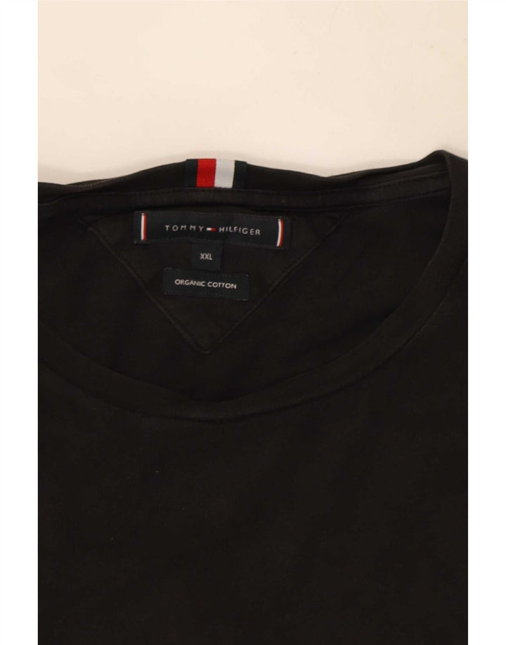 Męski T-shirt z grafiką Tommy Hilfiger Top 2XL w kolorze czarnym