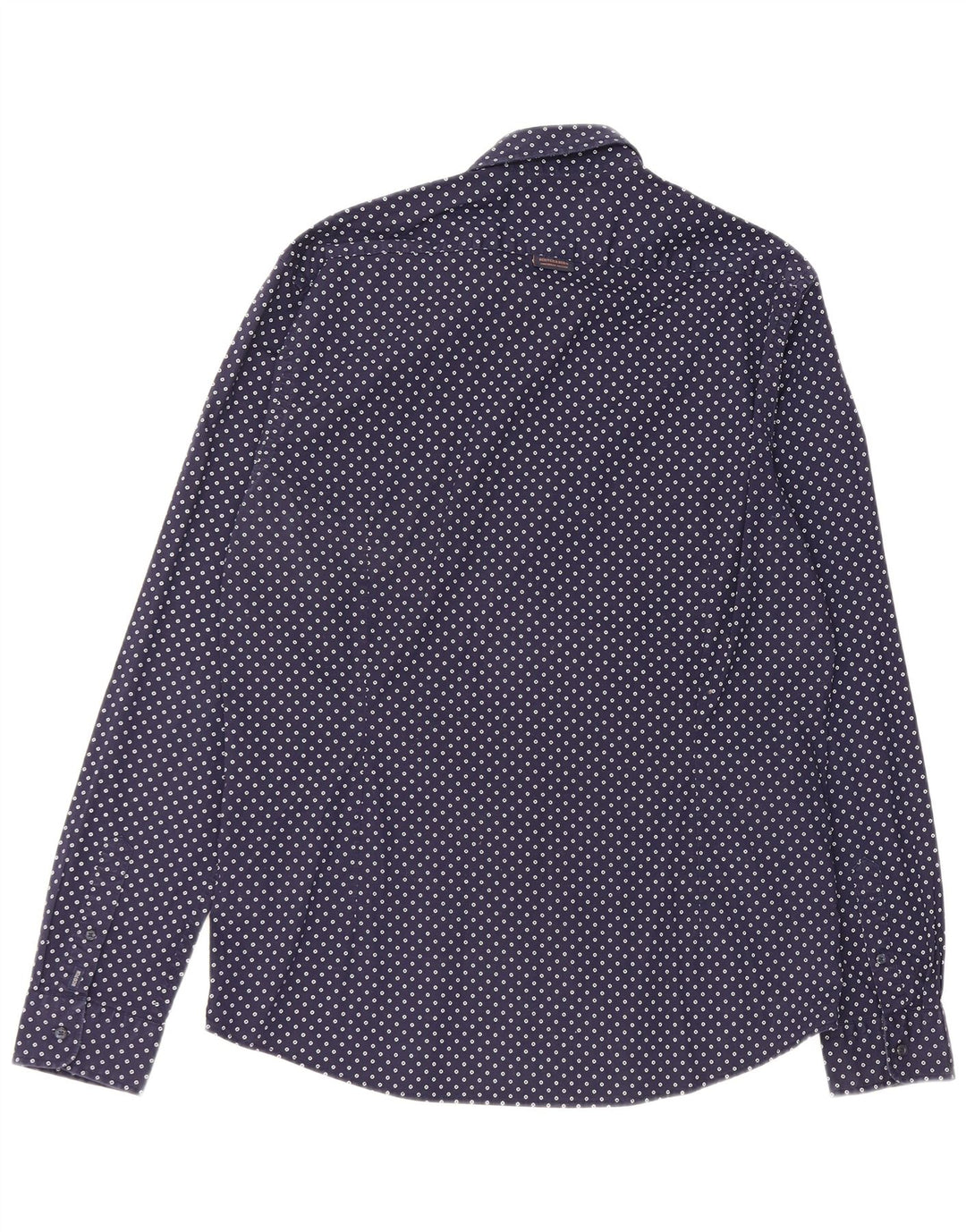 Koszula męska Scotch & Soda XL, bawełniana w granatowe cętki