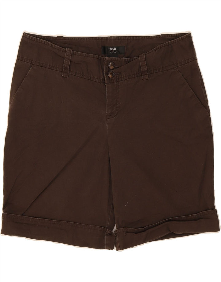 MOSSIMO Womens Stretch Chino Shorts US 12 Large W30  Brown Cotton Vintage Mossimo and Second-Hand Mossimo from Messina Hembry 