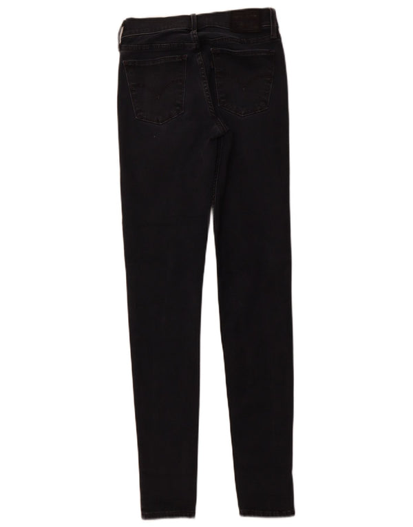 Damskie jeansy LEVI'S 710 Super Skinny W25 L30 Czarna bawełna