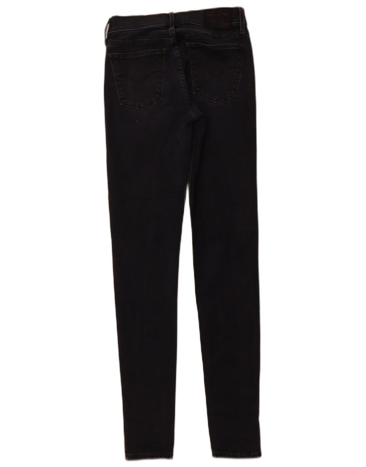 Damskie jeansy LEVI'S 710 Super Skinny W25 L30 Czarna bawełna