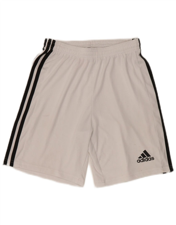 Chłopięce spodenki sportowe ADIDAS Aeroready 15-16 lat, biały poliester