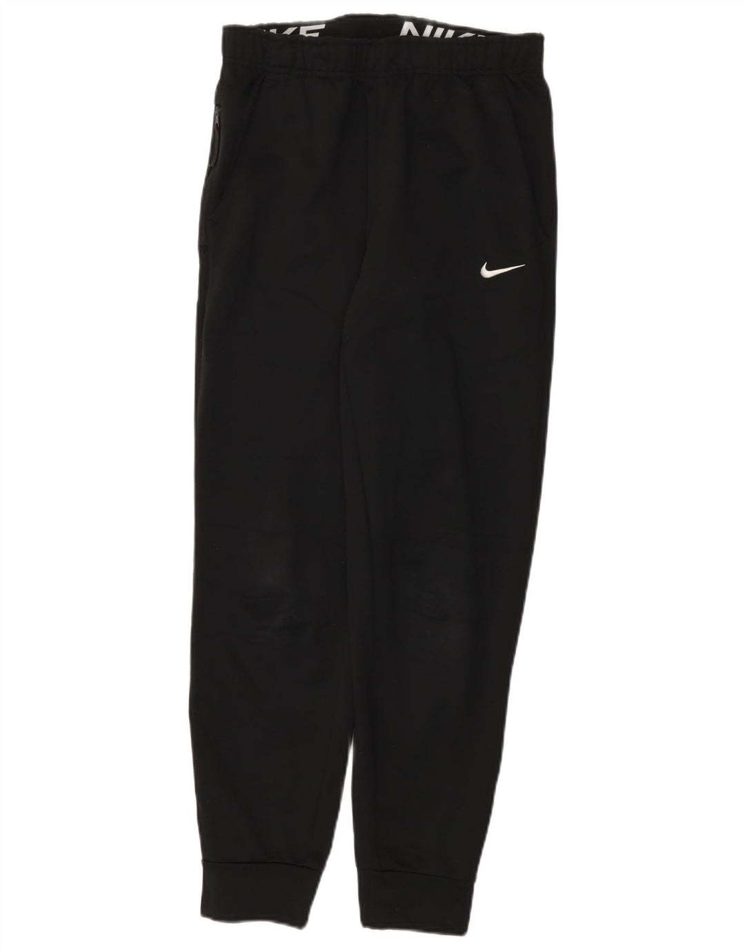 Męskie spodnie dresowe Nike Therma-Fit Joggers, małe, czarne, poliestrowe