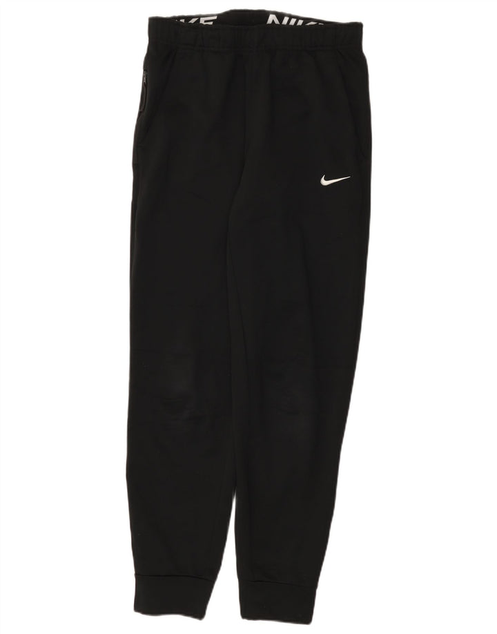 Męskie spodnie dresowe Nike Therma-Fit Joggers, małe, czarne, poliestrowe