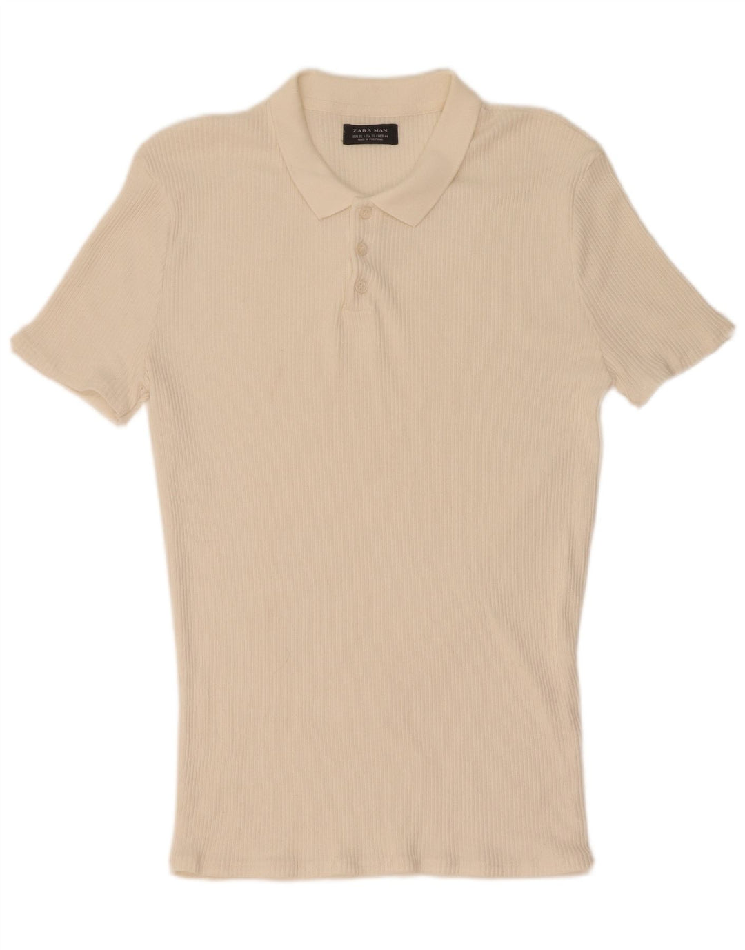 Męska koszulka polo XL Zara w kolorze białym