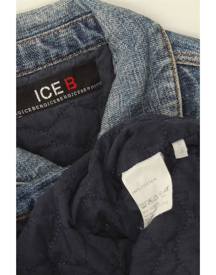 Męska kurtka dżinsowa Iceberg IT 54 2XL niebieska bawełniana
