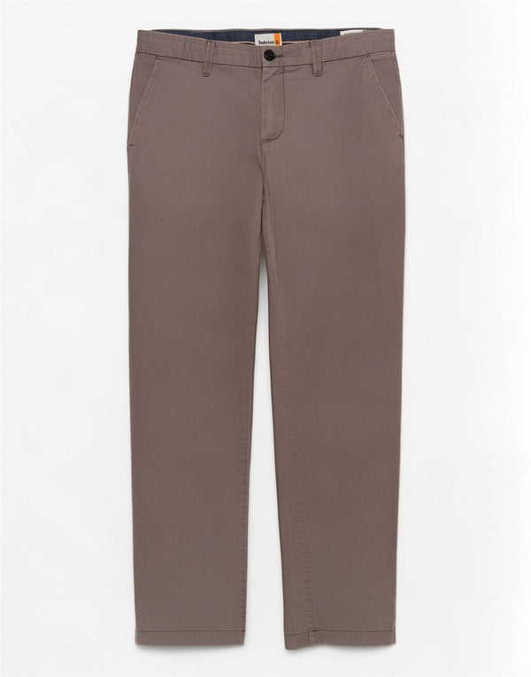 Męskie proste spodnie chino Timberland W32 L32 Szara bawełna