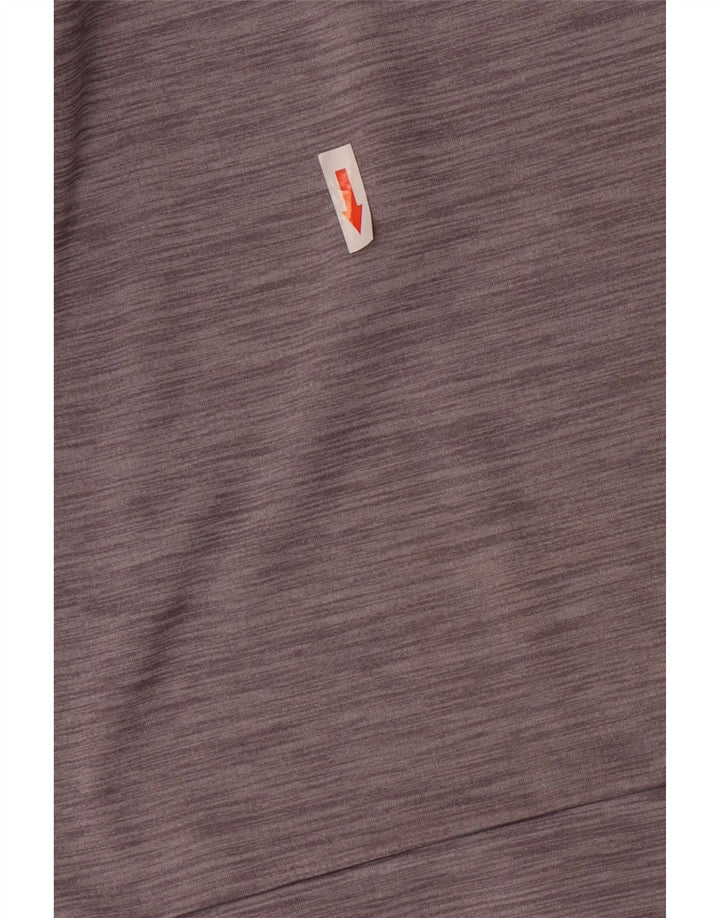 Męski dres Nike Dri Fit z zamkiem błyskawicznym i bluzą XL, szary, nakrapiany poliester