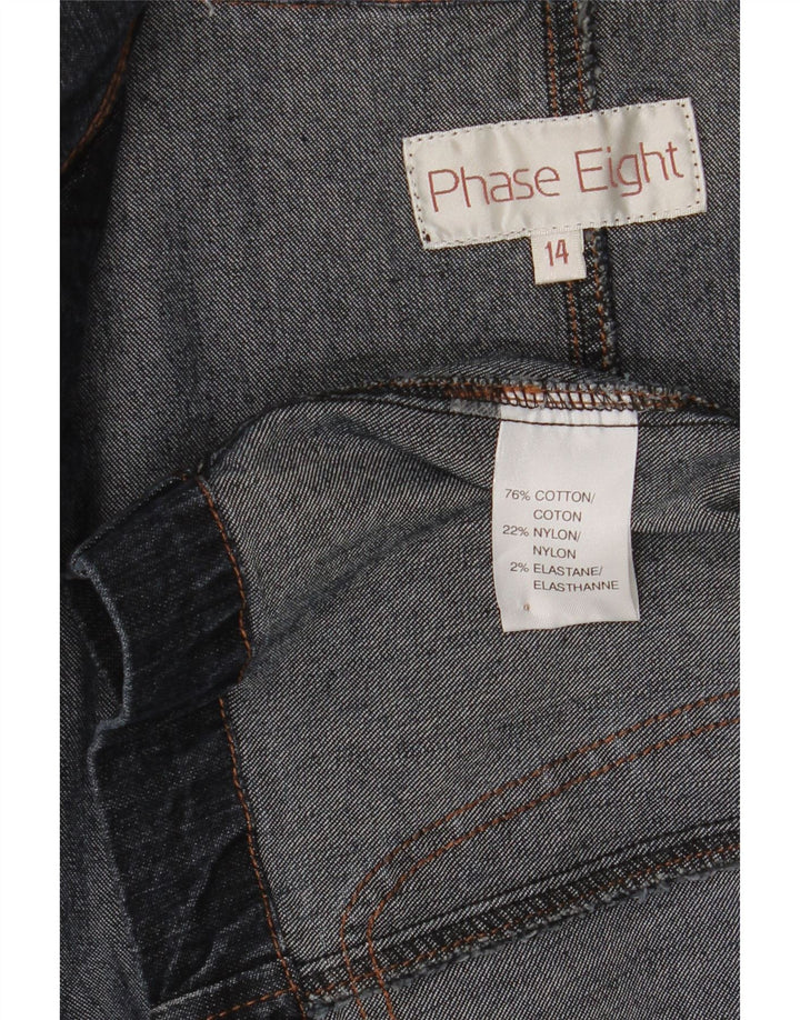 Damska marynarka zapinana na 3 guziki Phase Eight UK 14, średni granatowy, bawełniany