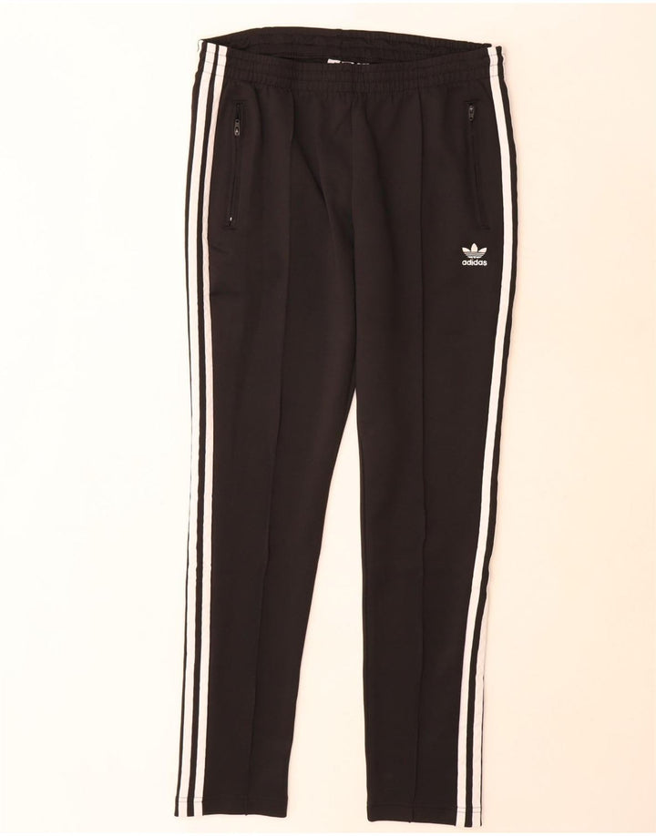 Damskie spodnie dresowe Adidas UK 14 Średni czarny poliester