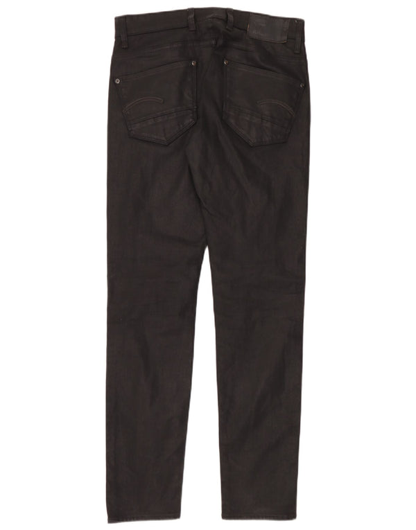 G-Star Mens Revend Super Slim Jeans W31 L32 Black Cotton
