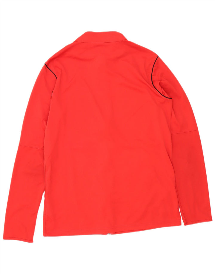 Kurtka męska dresowa Nike Dri Fit, średnia czerwona, poliester