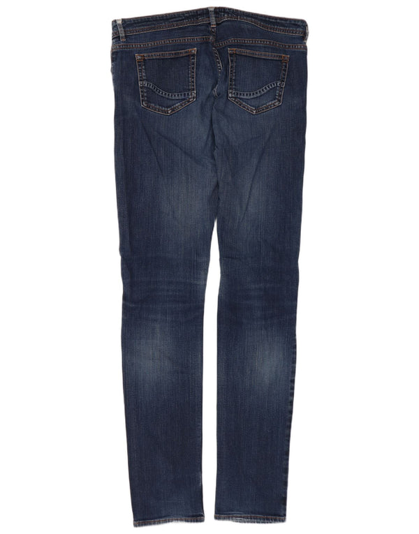 Damskie jeansy skinny FAT FACE UK 14, duże, W34 L32, niebieska bawełna