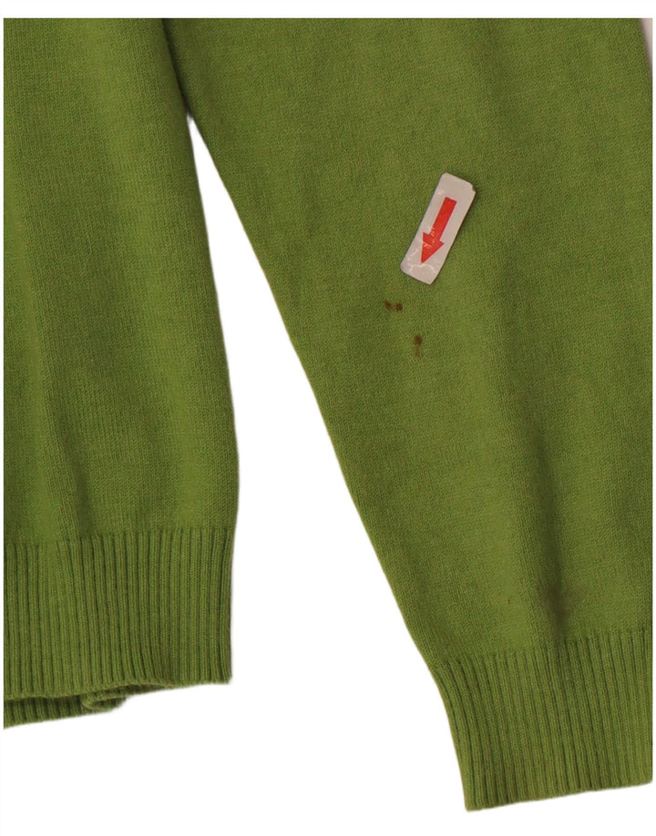 Sweter damski Boden Cardigan UK 14 Średni zielony bawełniany