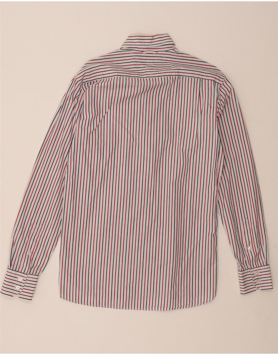 TOMMY HILFIGER Mens Shirt Medium Multicoloured Striped Cotton Vintage Tommy Hilfiger and Second-Hand Tommy Hilfiger from Messina Hembry 