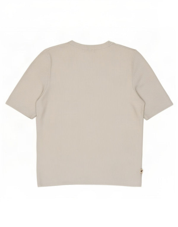 T-shirt damski Marks & Spencer Top UK 14 Large, biała wiskoza