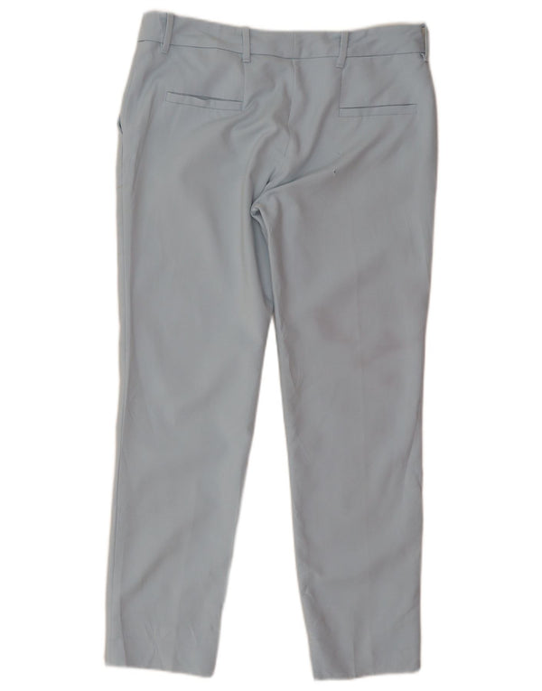 Spodnie damskie Zara Crop Chino Medium W30 L26 Niebieskie