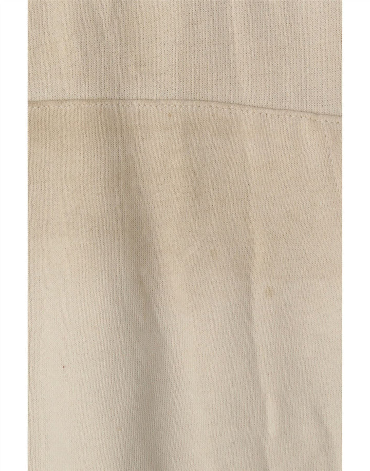 Męska bluza z kapturem REEBOK XL, biała, bawełniana