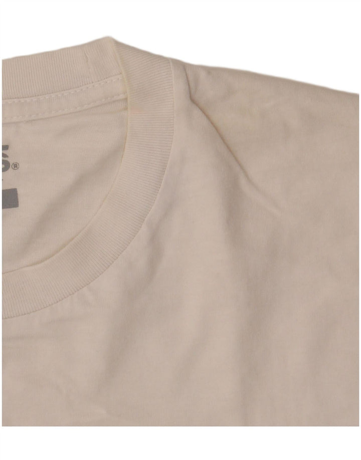Męska koszulka t-shirt Vans o klasycznym kroju, średnia, biała, bawełniana