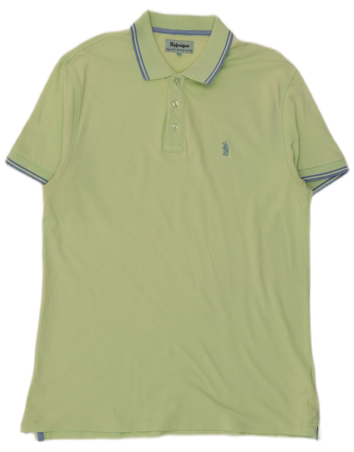 Męska koszulka polo Refrigue 2XL, zielona bawełna