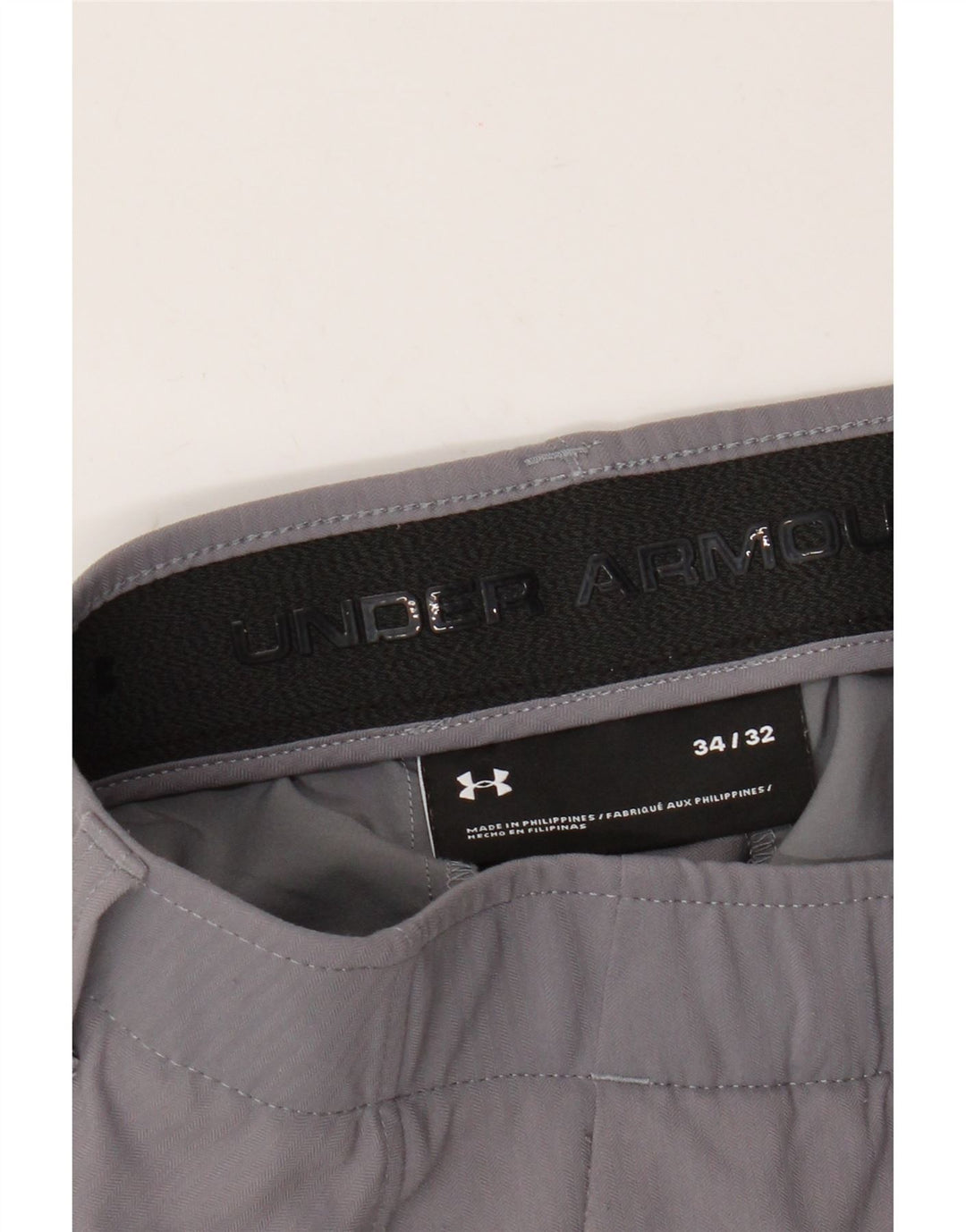 Męskie spodnie typu slim chino Under Armour W34 L32 szare