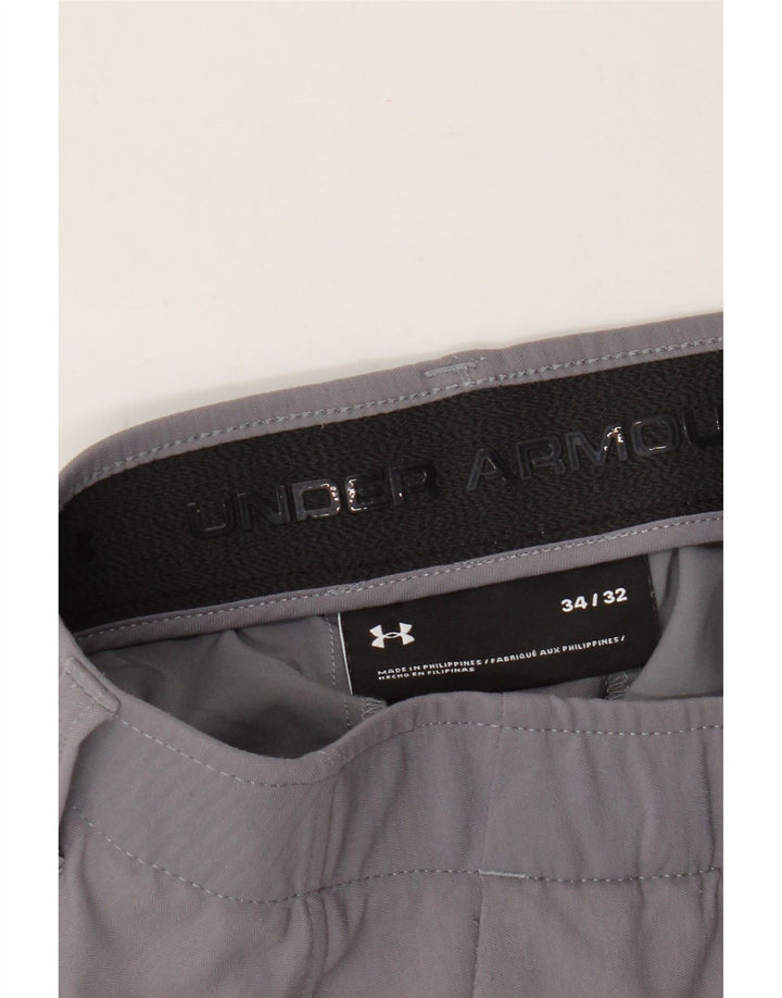 Męskie spodnie typu slim chino Under Armour W34 L32 szare