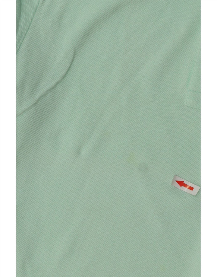 Męska koszulka polo North Sails, mała, turkusowa, bawełniana