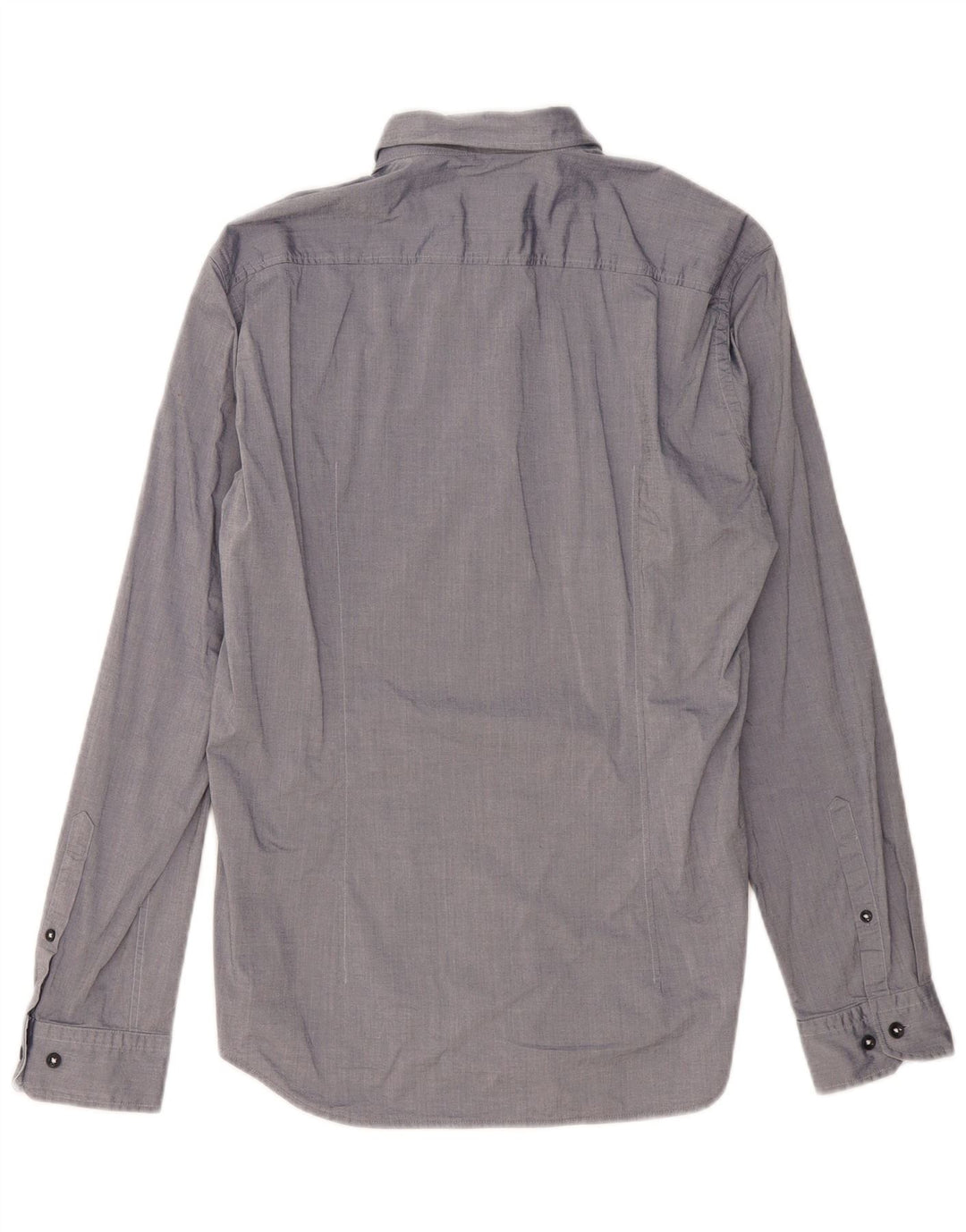 Męska koszula o regularnym kroju HUGO BOSS, średnia, granatowa, bawełniana