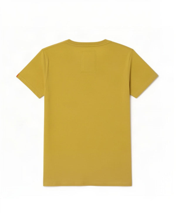 Męski T-shirt Superdry z grafiką, mały, żółty