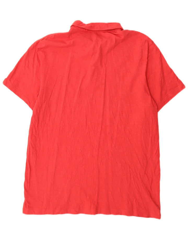 Męska koszulka polo CALVIN KLEIN o dopasowanym kroju, duża, bawełniana w czerwoną kratę