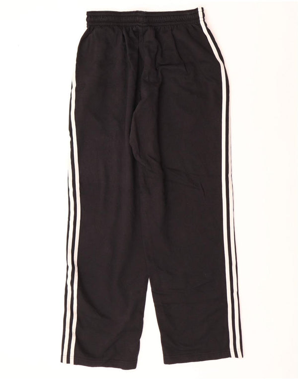 Damskie spodnie dresowe ADIDAS UK 14, duże, czarne, bawełniane
