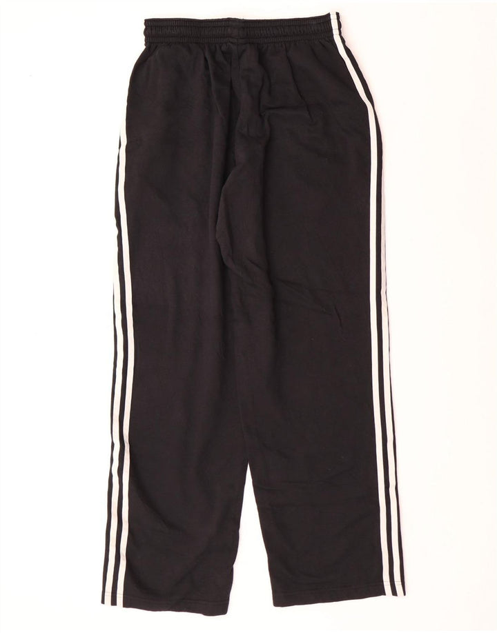 Damskie spodnie dresowe ADIDAS UK 14, duże, czarne, bawełniane