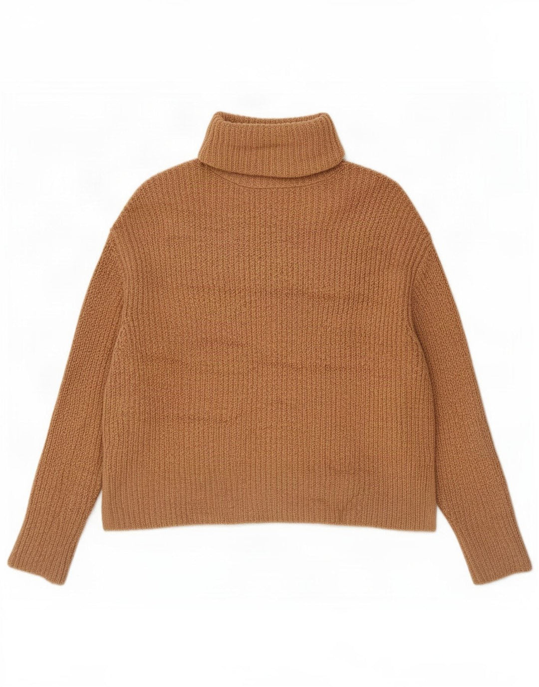Sweter damski Zara Oversize z golfem UK 10 Small Beżowy Akryl