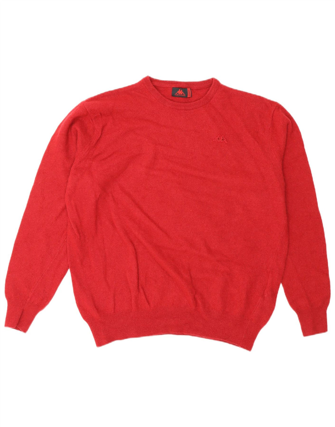 Sweter damski Kappa z okrągłym dekoltem UK 18 XL, czerwona wełna