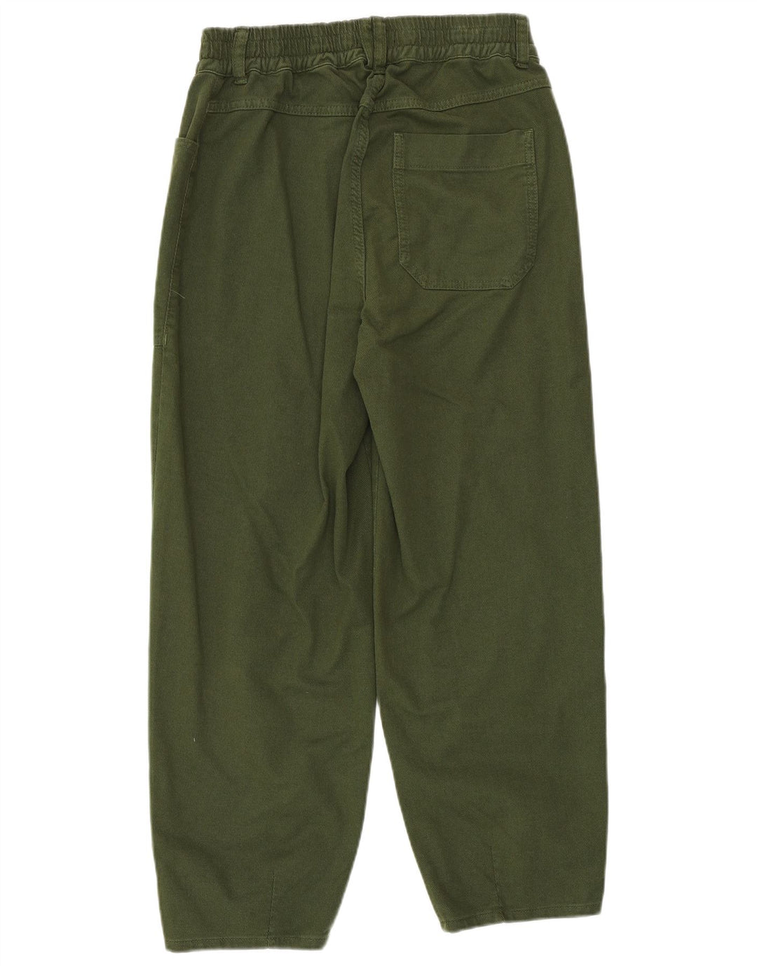 WHISTLES Damskie jeansy o luźnym kroju z wysokim stanem UK 12 Medium W30 L26 Zielone