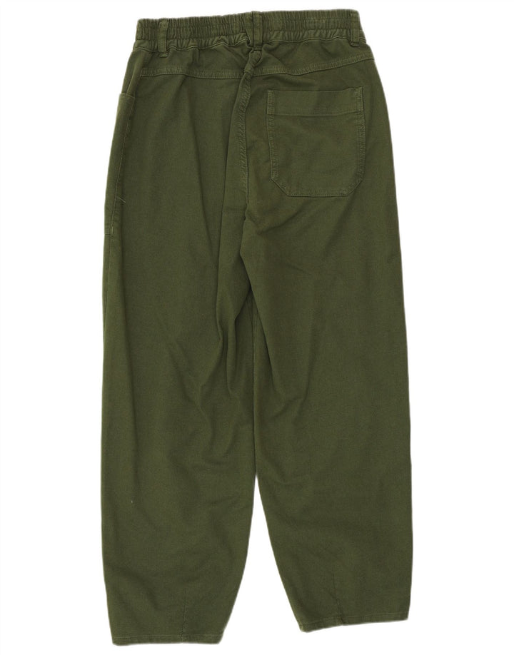 WHISTLES Damskie jeansy o luźnym kroju z wysokim stanem UK 12 Medium W30 L26 Zielone