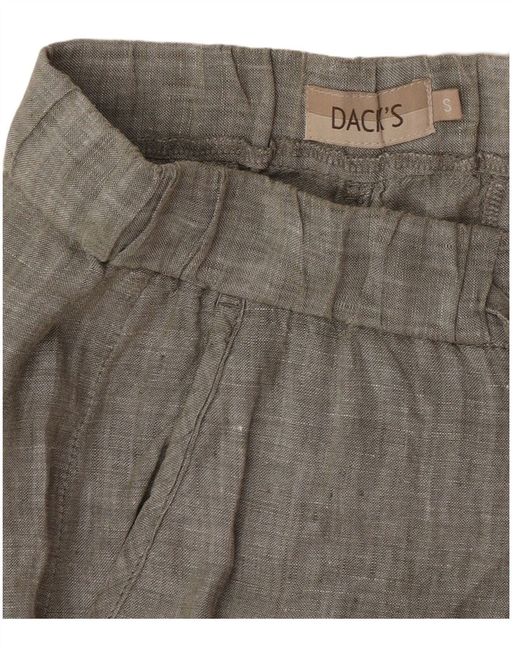 Proste spodnie chino damskie Dack's, małe W27 L28 Khaki