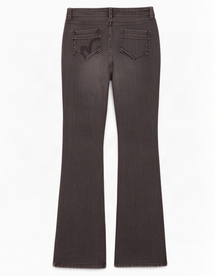 Marks & Spencer Damskie jeansy Bootcut UK 12 Medium W30 L34 Szara bawełna