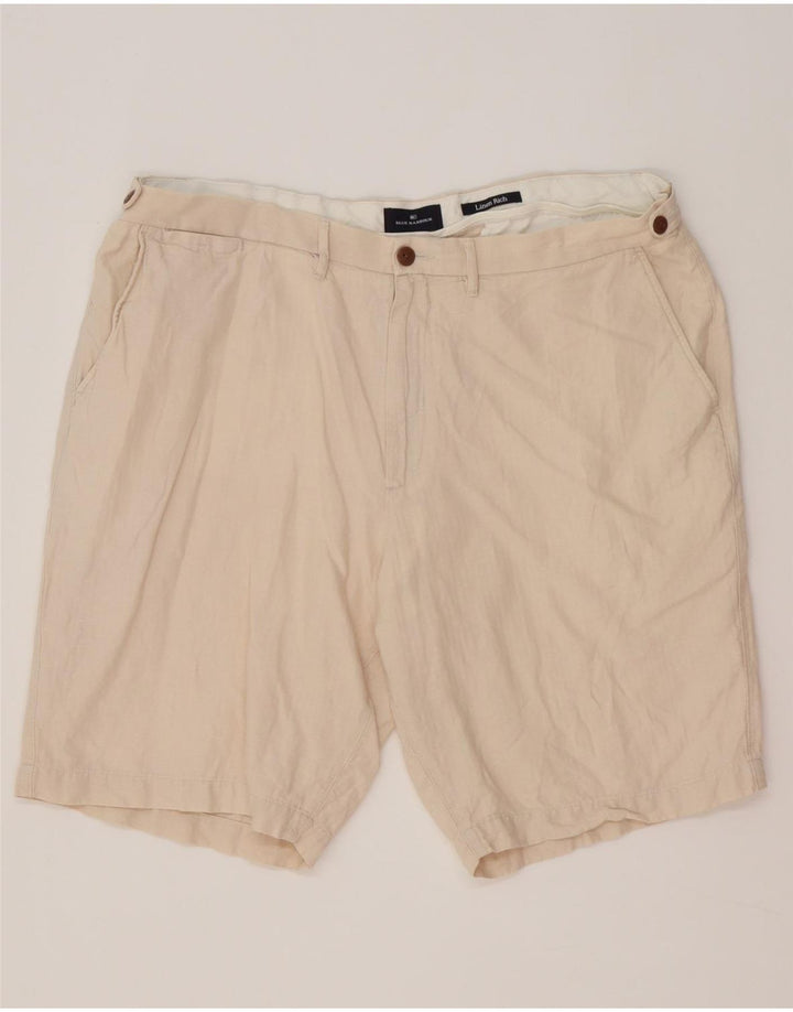 Męskie spodenki Chino Marks & Spencer W42 XL, beżowe, lniane
