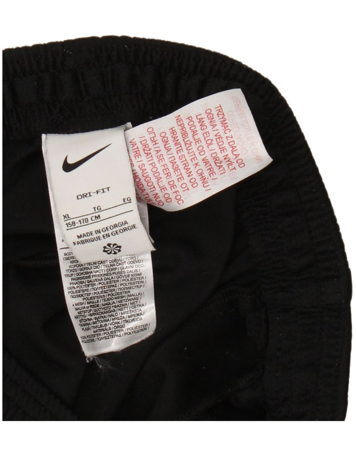 Chłopięce spodnie dresowe Nike 13-14 lat XL, czarne, poliestrowe