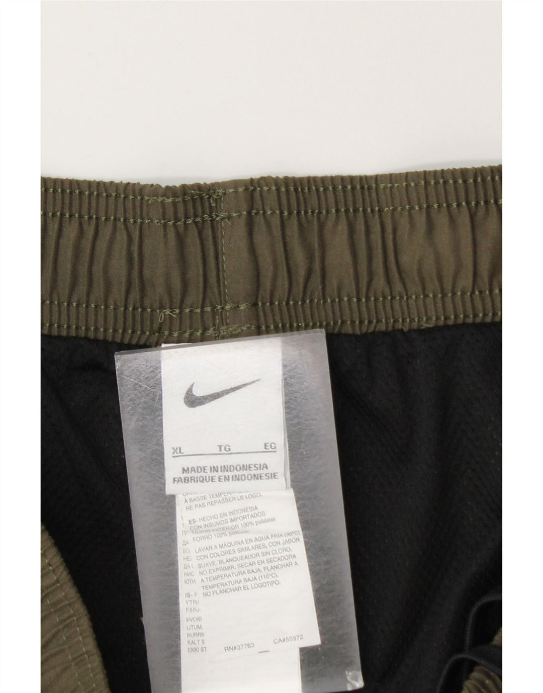 Męskie spodenki sportowe NIKE XL, khaki, poliester